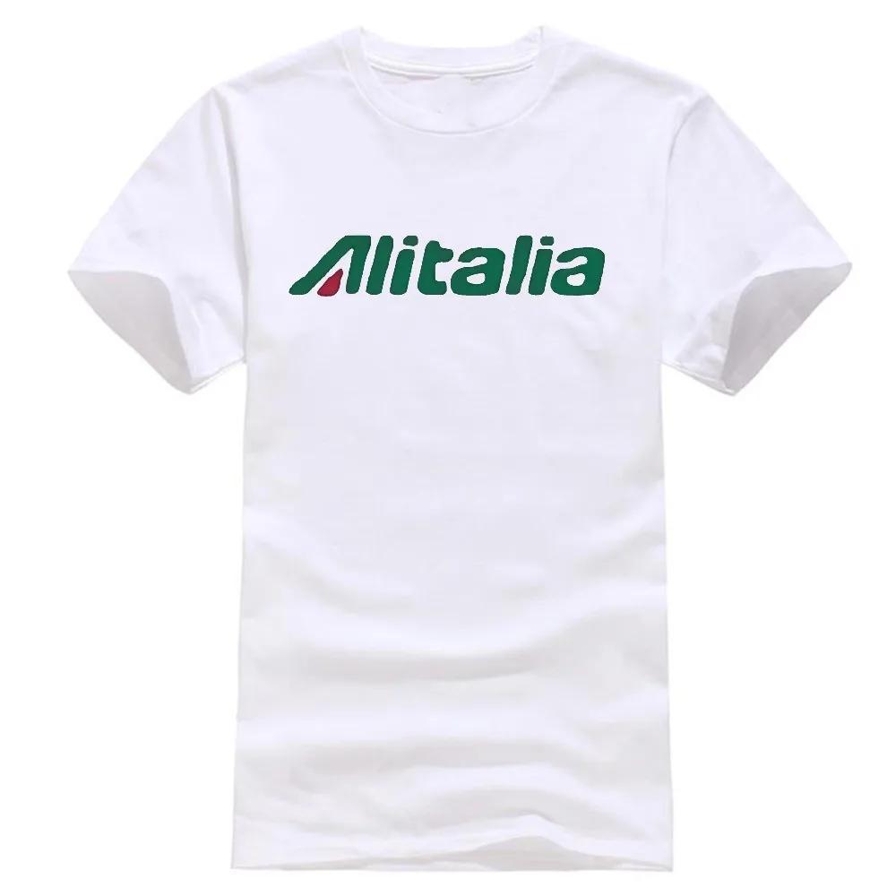 Alitalia Italian Airlines Travel T Shirt White Color 016172 M