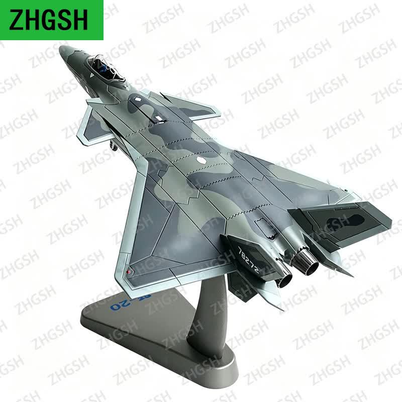 J-20 Stealth Fighter Alloy Model