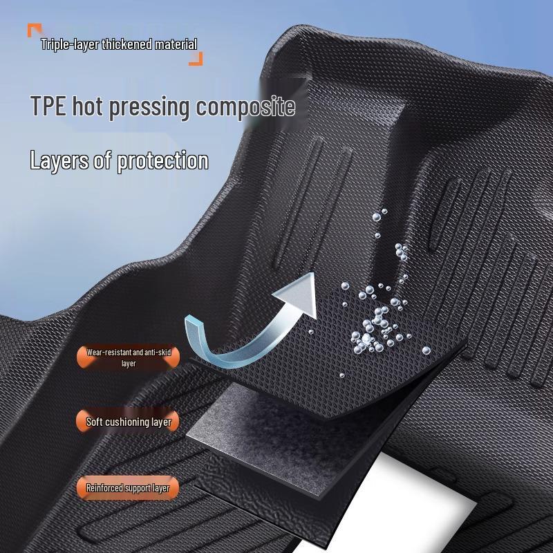 Toyota Corolla Rui Fang TPE Silk Coil Full Coverage Car Mats for Driver's Seat