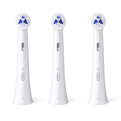 IO Series Orthodontic Interdental Clean Toothbrush Heads 3-Pack CN Plug (adapter Included)
