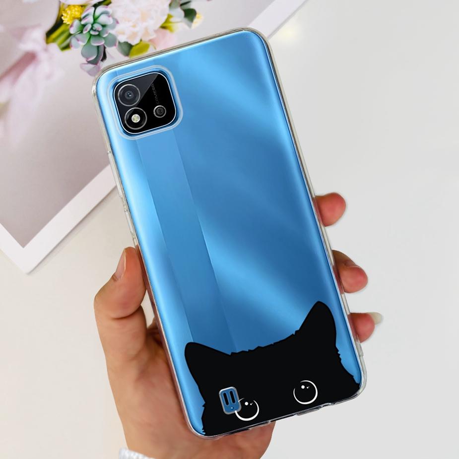 For Realme C11 2021 Case Cute Dinosaur Astronaurt Cover Soft Silicone Phone Case For Realme C11 2020 RealmeC11 2021 Fundas Coque