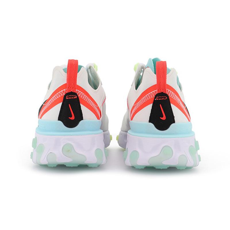 Nike Damskie sneakersy React Element 55 Białe Czarne Niebieskie DB5926-101