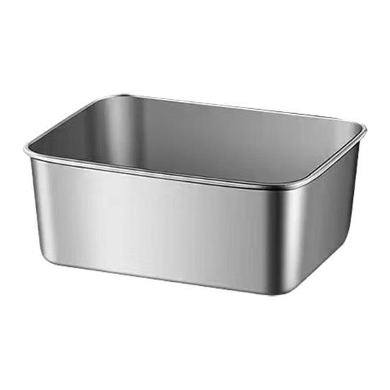 Контейнер для хранения продуктов из нержавеющей стали с герметичной крышкой, без BPA, ланч-бокс для приготовления еды, безопасен для морозильной камеры и холодильника, штабелируемый, герметичный, для хранения овощей для серебряный