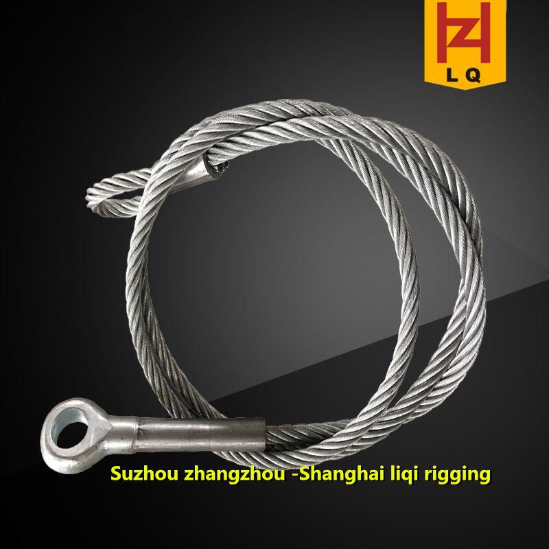 Galvanized Steel Wire Rope Slings with Crimped Terminals