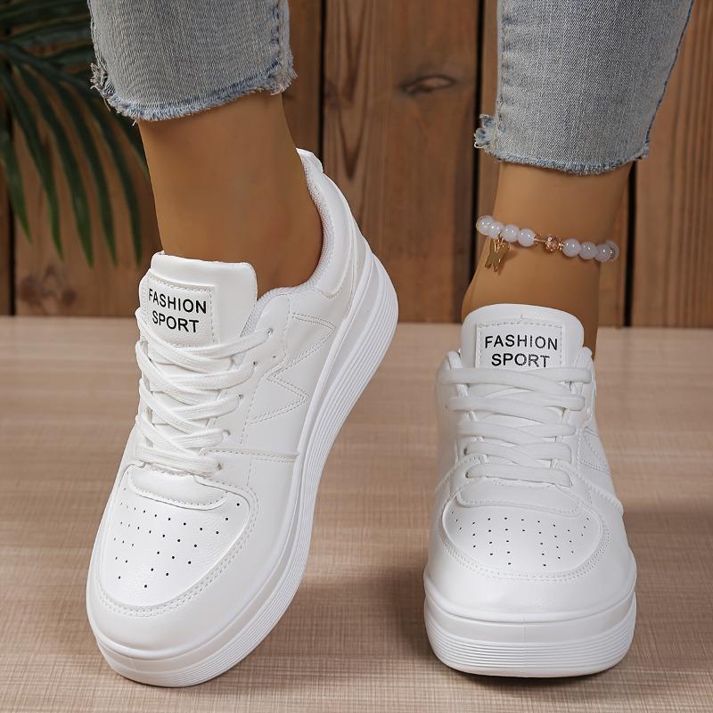 Large Size Small White Shoes Female 2025 Spring and Autumn New Thick Bottom Ladies Casual Sneakers