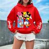 Oversized Vintage Mickey Minnie Disney Print Hoodie Women Men Casual Pullover Sweatshirt Streetwear Spring Autumn New Fashion