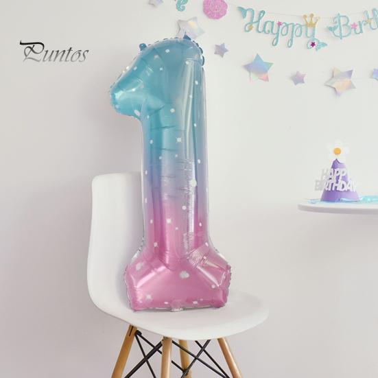 40-Zoll-Ballon mit auffälligen, leuchtenden Farben und passenden Zahlen für Weihnachten, Geburtstag, Party, große Zahl, Ballon, Geschenk, Partyzubehör