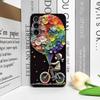 Cute Girl Boy Bicycle Balloon Couple Phone Case for Google Pixel 9A 8A 7A 6A 6 7PRO 8 9 Pro XL 5G Shockproof Silicone Soft Cover