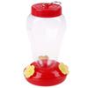 1pcs New Plastics Bird Water Feeder Bottle Hanging Hummingbird Feeder Garden Outdoor Plastic Flower Iron Hook Pet Bird Supplies