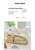 Class A Double-layer Gauze Washed Cotton Quilt - Thickened and Warm for Winter and Spring (3-4 lbs) Single Quilt Core