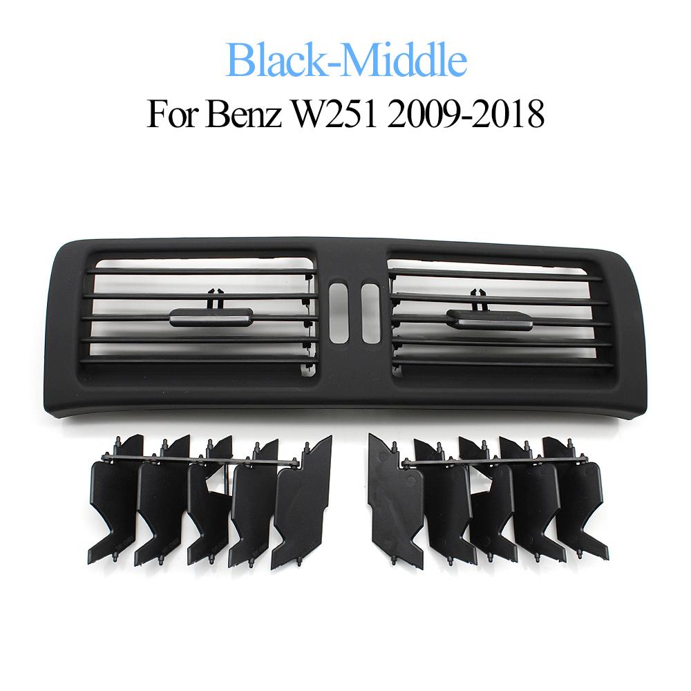 Car Left Right Central Rear Air Conditioner Grille AC Vent Panel Cover For Mercedes Benz W251 R300 R320 R350 R400 R500 2006-2009