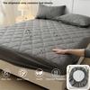 New Waterproof Fitted Bed Sheets, Mattress Pads Soft Microfiber Breathable Bedspreads Cover Protector for 180x200cm Queen