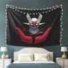 Mazinger Z Goldorak Actarus Grendizer Mask Tapestry Wall Hanging Aesthetic Home Decor Tapestries for Living Room Bedroom