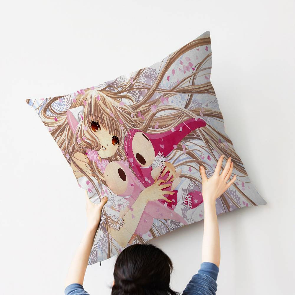Anime Chobits Kitchen Lucky Dragon Pillow Cover Sofa Cushion Cover Home Room Decoration Children Gift
