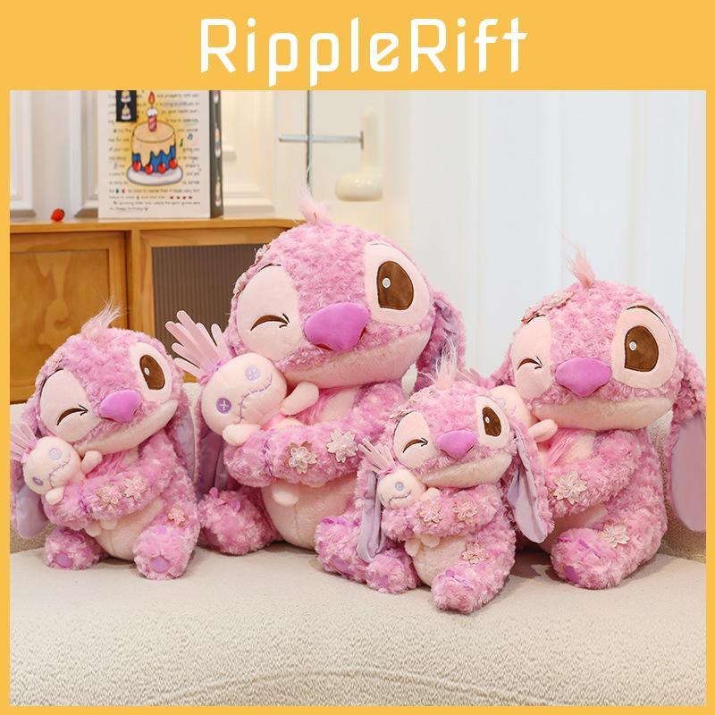 Pink Plush Rose Toy Stuffed Animal Doll Cartoon Decoration Kids Gift