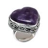 Natural Lepidolite Gemstone 925 Sterling Silver Jewelry Ring Size 8 ETC-14142