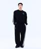Mihag Ivy League Track Line Wide Pants (Black)