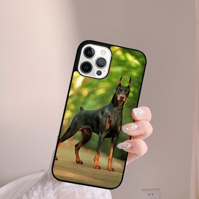 CUTE DOBERMAN DOG BREED phone Case Cover For iPhone 17 Air 16 15 14 Plus apple 16 11 12 13 Pro Max coque