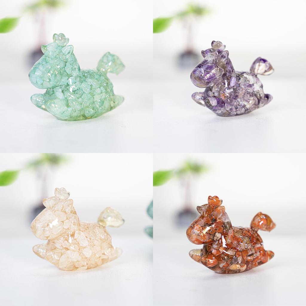 Resin Crystal Horses Desk Decor With Rotatable Animal Figurine For Gift Giving And Home Office