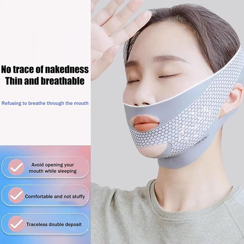Face-Lift se spánkem Face V Shaper Obvaz na zeštíhlení obličeje Relaxační Shape Lift Masáž redukující dvojitou bradu Obličejová masáž