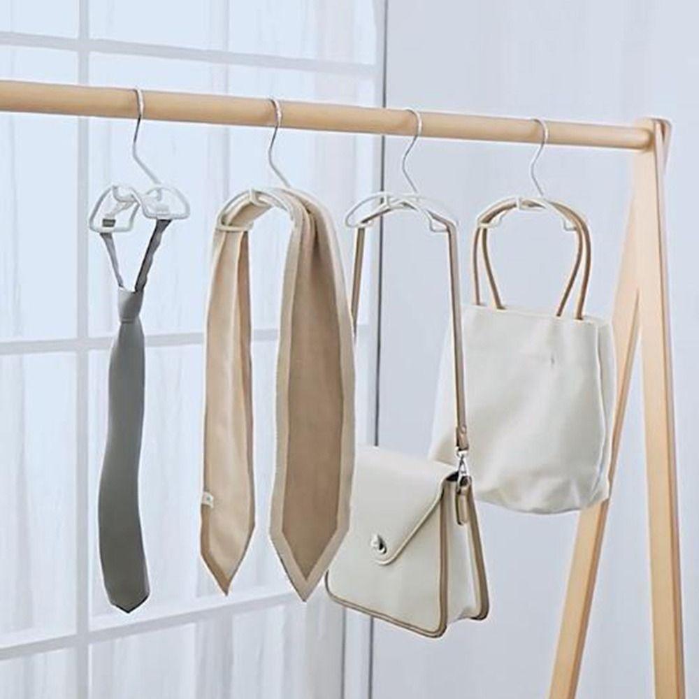 Cabide Portátil de Plástico em Arco para Bolsa Reutilizável Economizador de Espaço Porta-armação para Lenços Ganchos Empilháveis para Bolsas Guarda-roupa