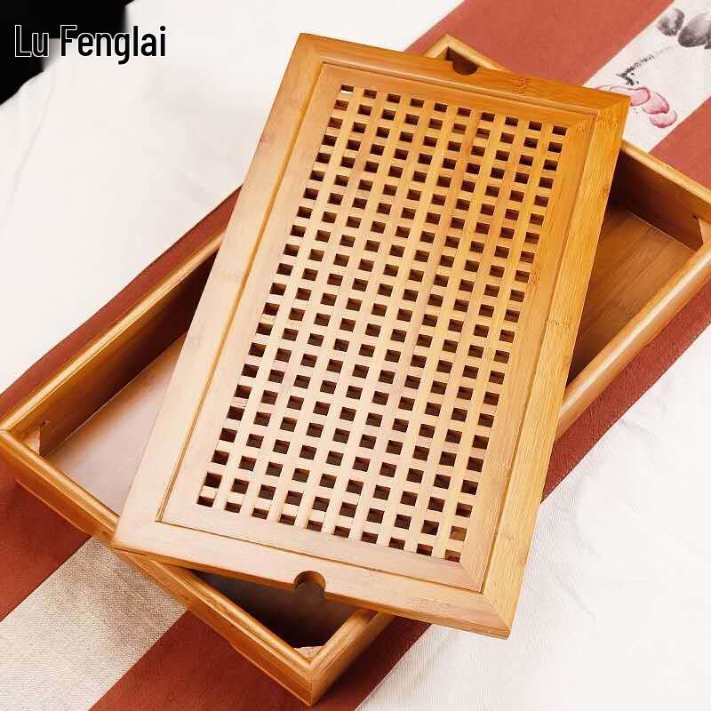 Bamboo Kung Fu Tea Set with Water Storage Tray