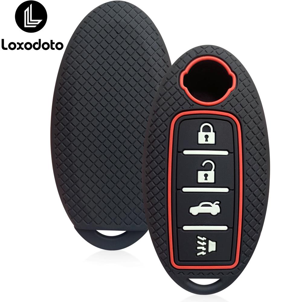 

Силиконовый чехол для ключа для Nissan Qashqai J11 J10 Micra Kicks Tiida Note Altima Fuga Navara Leaf Sentra Murano X-Trail Patrol
