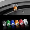 ZHA3 Car Wheel Tire Valve Caps Tyre Stem Caps Bolt-In For Alfa Romeo Giulia Stelvio Quadrifoglio Giulietta 156 159 147 Mito Tonale GT
