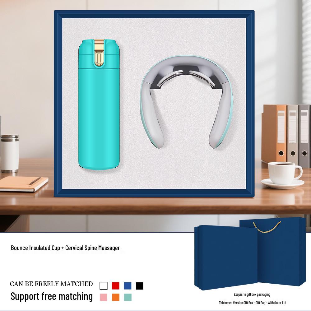 Custom Logo Insulated Mug Gift Set for Company Events and Customer Souvenirs