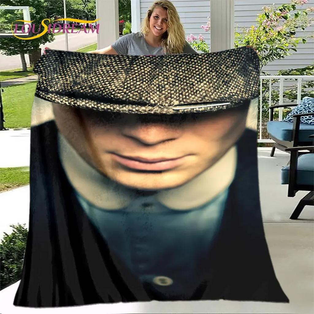 P-Peaky Blinders Tommy Shelby Soft Plush Blanket,Flannel Blanket Throw Blanket for Living Room Bedroom Bed Sofa Picnic Cover Kid