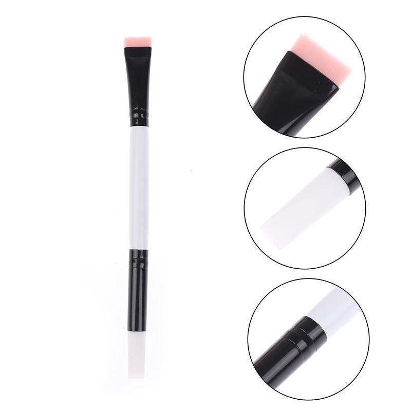 Flat Angle Brush Eyebrow Eyeliner Brush Eye Shadow Silicone Makeup Brush Lash Lift Brush Eyelashlift Perm Tool Female Beauty