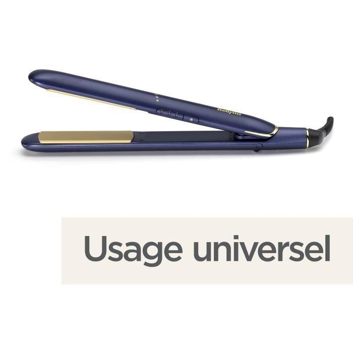 Lisseur - BaByliss - Lisseur Midnight Luxe 235 - plaques flottantes en titane-céramique - jusqu'à 235°C