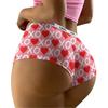 En Stock 2024 Pantalones Cortos Ultra Cortos para Mujer Estampado de Corazón, Se Pueden Usar Afuera, Diseño Tentador