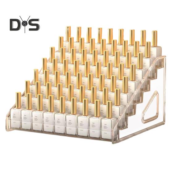 Neglelakk Organizer Akryl Display Rack Gjennomsiktig design Multipurpose Solbriller Organizer Holder for eteriske oljer