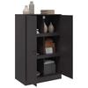 Sideboard Black 67 X 39 X 107 Cm Steel