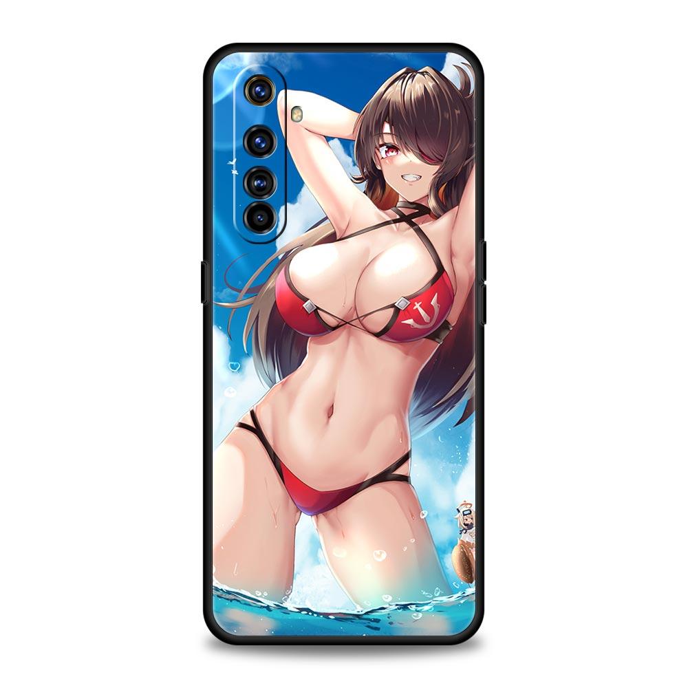 For Realme 10 9 8 5G 7 6 GT2 Pro Plus 9i 8i C21 C11 C25 C35 Genshin Impact Sexy Girl Phone Case For Realme GT Neo 2 3 3T Cover