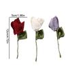 5PCS Handmade Clothing Patch 3D Clothes Appliques Multi Purpose Fabric Tulip  Clothes Decoration