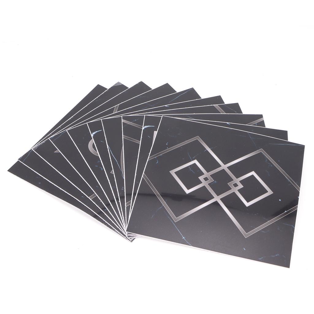 10Pcs Tile Wall Sticker SelfAdhesive PVC Wallpaper Kitchen Sticker for Home Living Room