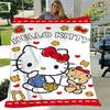 1pc. Hello Kitty Cute Cartoon Print Blanket - Perfect for Home, Office, Outdoor Use, Gift Idea, Suitable for Al