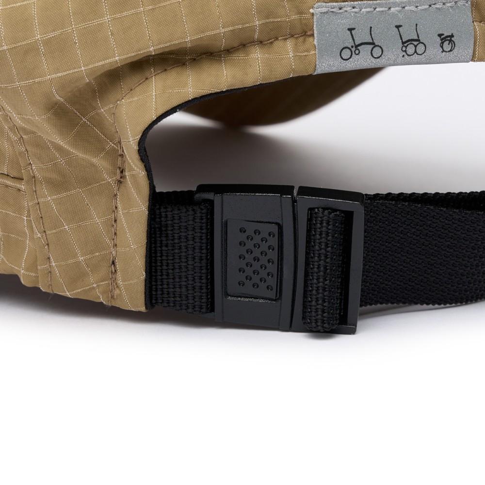 BROMPTON LONDON Slub Check Camp Cap - D/Beige (P255Aha103)