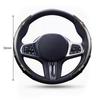 2pcs Carbon Fiber Non-Slip Car Steering Wheel Cover Car Styling For Kia Rio Ceed Sportage Cerato Soul Sorento K2 K5 K6 K7 K8 Flip