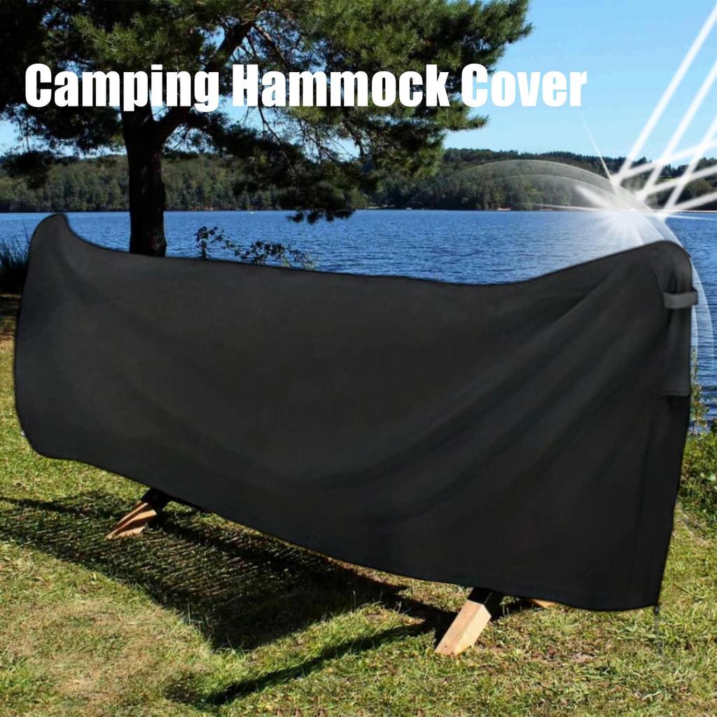 Waterproof Tarp Tent Shade Outdoor Camping Hammock Rain Fly UV protection layer Garden Awning Canopy with Adjustable Cord