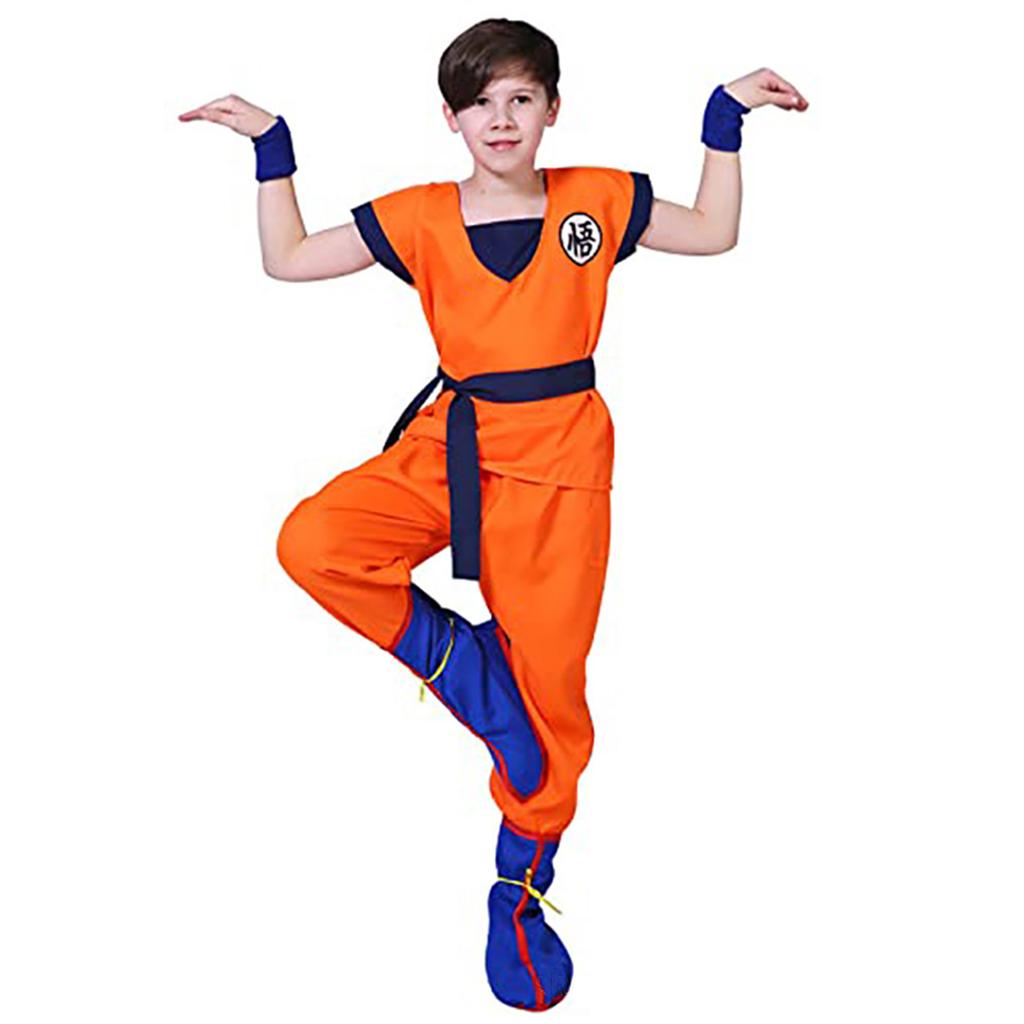 Kids Goku Cosplay Costume Dragon Ball Suit for Boys