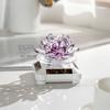Automatic Rotating Rotating Crystal Lotus Figurine Car Air Fragrance Diffuser  Car Interior