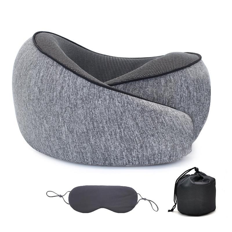 

Подушка для путешествий с эффектом памяти, шейный позвонок, портативная, для отдыха на природе, ортопедическая, для сна, с функцией памяти, с переноской