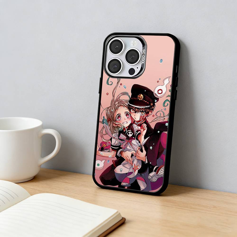 Toilet-Bounds Hanakos-kuns   Phone Case For iPhone 17,16,15,14,13,12,11 Plus,Pro Max,XS,Colorful Silver Black Cover iPhone16se4