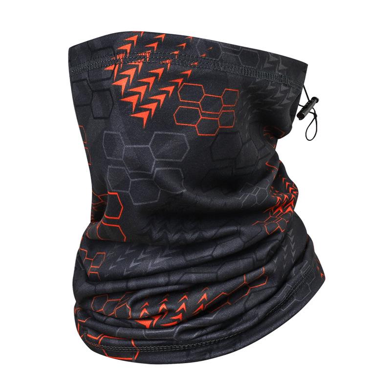 Men's Winter Cycling Face Mask: Plus Velvet Warm Ski Neck Gaiter and Magic Headband