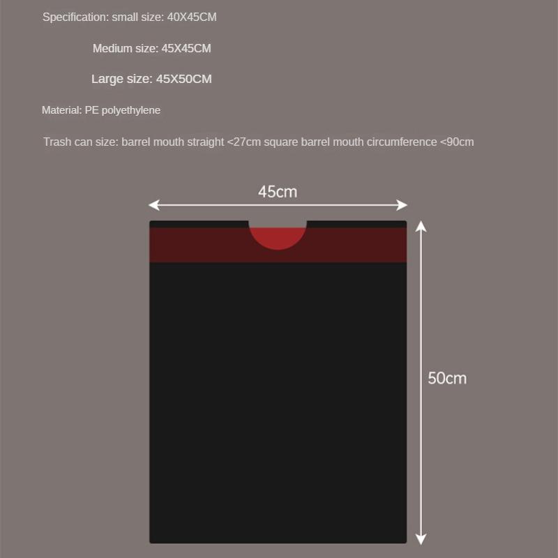 Müllbeutel mit Kordelzug, nicht schmutzig, vergrößert und verdickt, für den Haushalt und die Küche, tragbar, aus Plastik, mit Kordelzug