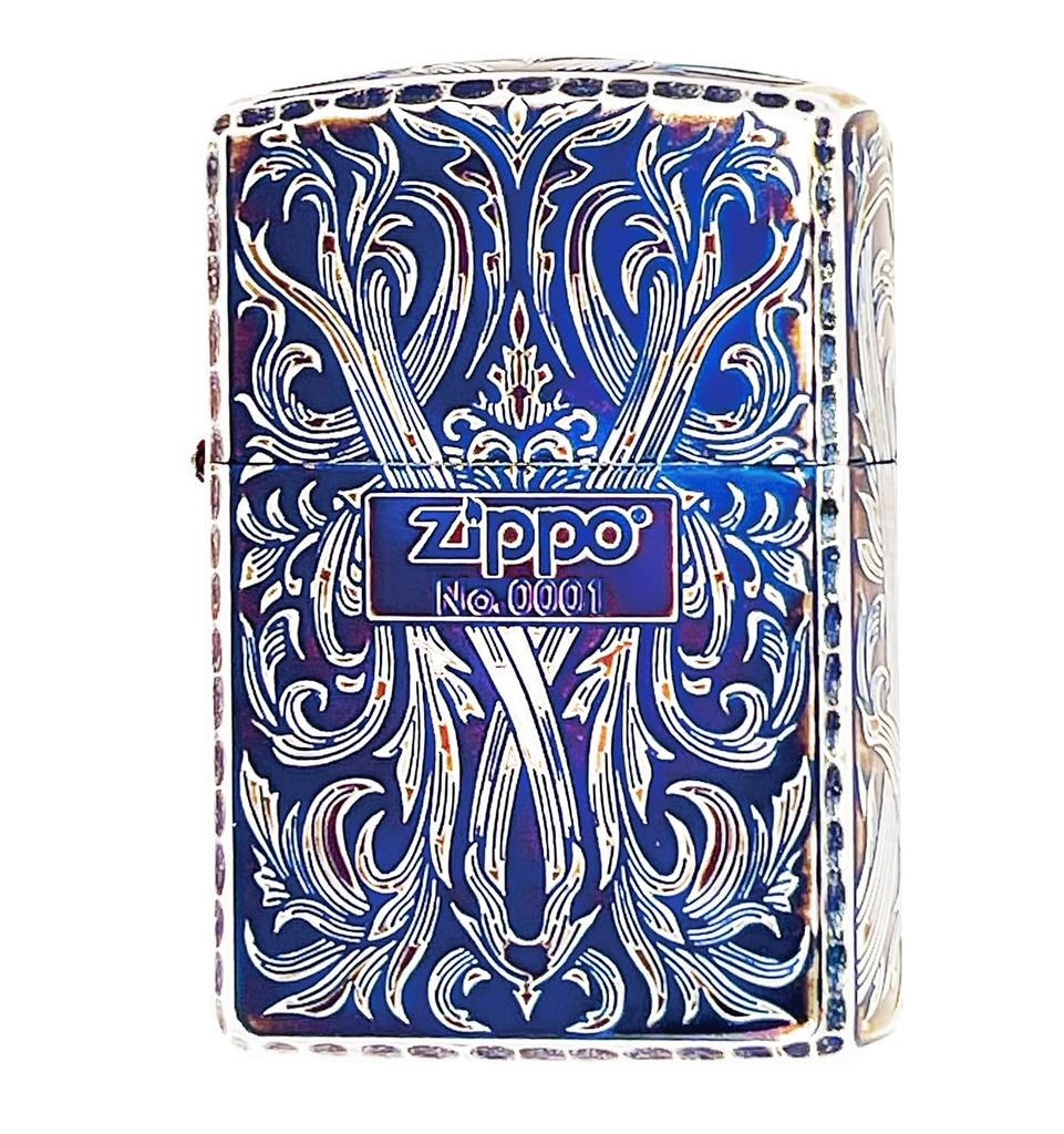 ZIPPO Box Armor Limited Edition Serial Number Arabesque 162GI-luxury3 [Premium Included] (Aurora Silver)