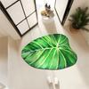 Toilet Entrance Absorbent Floor Mat Plantain Leaf Diatom Mud Bathroom Floor Mat Shower Room Washbasin Quick Drying Non-Slip Mat